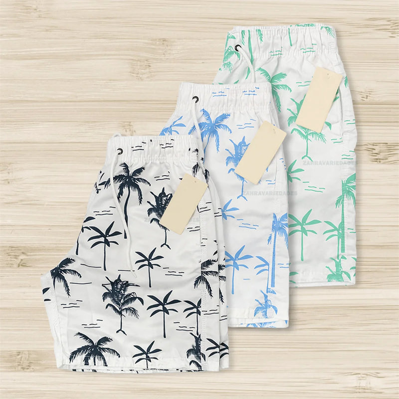 Kit 3 Short Praia Masculino Tactel