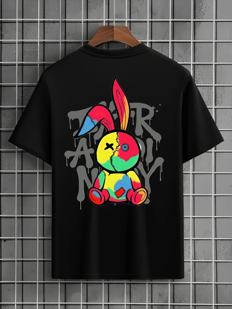 Camisa Streetwear Camiseta Masculina Coelho