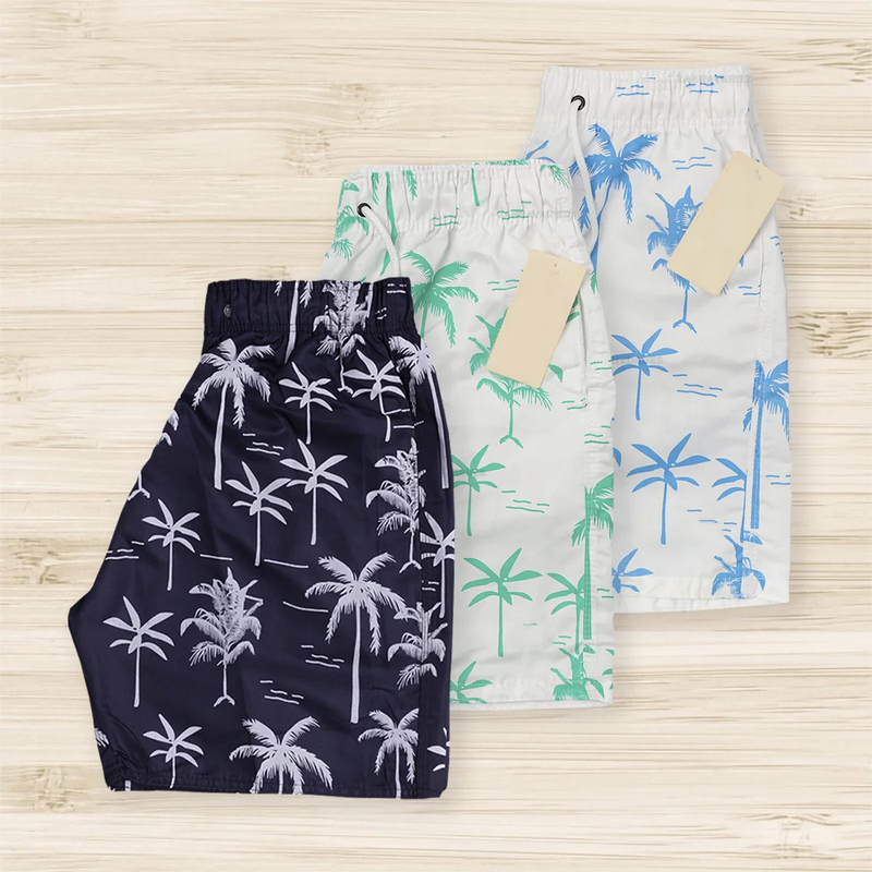 Kit 3 Short Praia Masculino Tactel