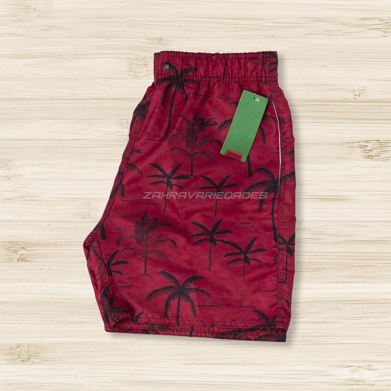 Kit 3 Short Praia Masculino Tactel