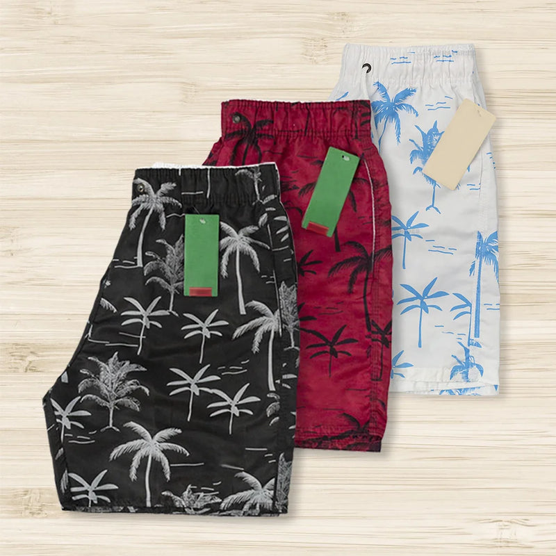 Kit 3 Short Praia Masculino Tactel